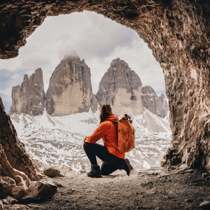 Abisko Hike Foldsack in de Dolomieten