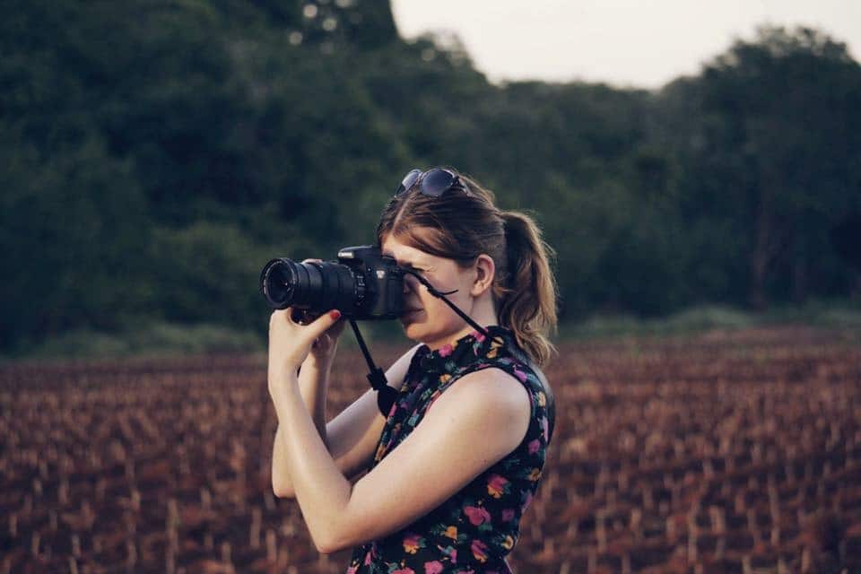 Diana van Stripe Away aan het fotograferen