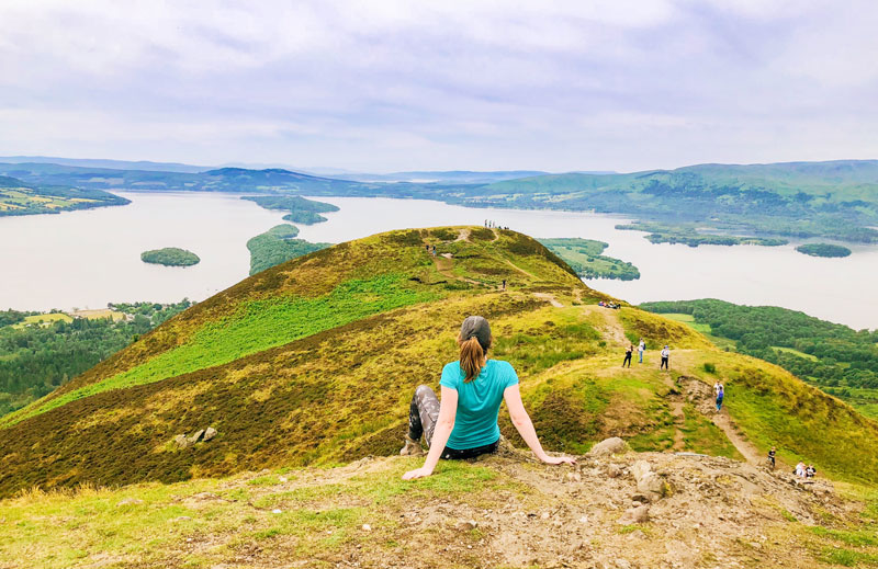 Climb the Conic Hill in Scotland, Climb the Conic Hill, Conic Hill Scotland, Scotland Conis Hill, West Highland Way, West Highland Way Scotland, West Highland Way Scotland Conic Hill