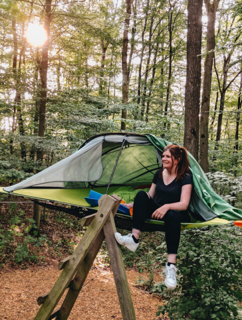 Boomtent in de Eifel