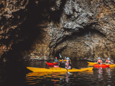 Zeekajakken Montgri Spanje