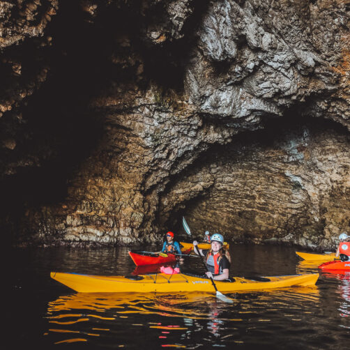 Zeekajakken Montgri Spanje